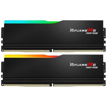 G.Skill Ripjaws M5 RGB F5-6000J3636F16GX2-RM5NRK, 32 ГБ, 6000 МГц, 288-контактный DIMM, AMD EXPO, RGB подсветка (F5-6000J3636F16GX2-RM5NRK)