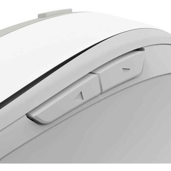 Hama беспроводная оптическая мышь WM-400 001730780000, 1600 DPI, 2.4 ГГц, 10 м, 6 кнопок, USB Type-A, эргономичная, тихая, белая (001730780000)