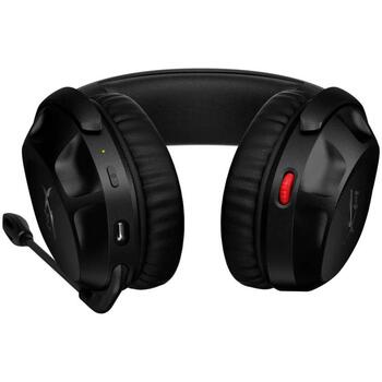 Hyperx Austiņas Cloud Stinger 2 676A2AA, melns, 20m, stereo, pilna izmēra, 1 x USB, mikrofons, trokšņu samazināšana (676A2AA)