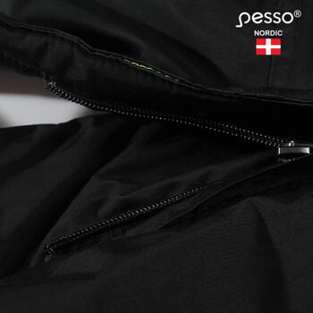 Зимняя куртка Nova, 3XL, Pesso, черная/желтая, 3000g/m² 24h, 5000 mm (NOVA_J-3XL)