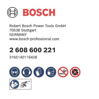 Mazām leņķa slīpmašīnām PRO METAL GRIEZĒJDISKS BOSCH 2608600221 (2608600221)