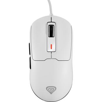 GENESIS Krypton 660 NMG-2190, spēļu pele, optiskā, USB Type-A, 12000 dpi, 6 pogas, RGB, balta (NMG-2190)