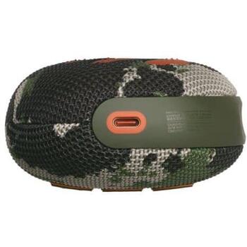 JBL Clip 5 SQUAD portatīvais skaļrunis, 7W, 95Hz-20kHz, BT 5.3, IP67, 15h, karabīne, kamuflāža (JBLCLIP5SQUAD)