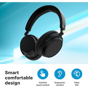 Sennheiser наушники ACPAEBT Accentum Plus 700176, Bluetooth 5.2, 50ч, 95 Ohm, 10-22000Hz, 106dB, шумоподавление, микрофон, черные (700176)