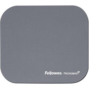 MOUSE PAD MICROBAN/SILVER 5934005 FELLOWES (5934005)