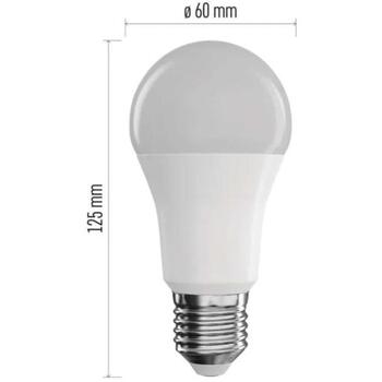 Emos LED лампа GoSmart A60 ZQW515R, 11 W, 1 050 lm, RGB, Wi-Fi, диммируемая, E27 (ZQW515R)