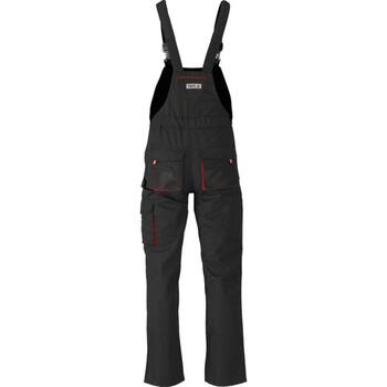 Yato darba kombinezons YT-8033, XL, 188-196 cm, 98-106 cm, 275 g/m², 65% poliesteris, 35% kokvilna, melns un sarkans, 11 kabatas (YT-8033)