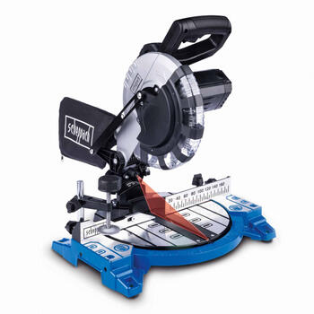 Scheppach торцовочная пила HM210L 5901226901, 210мм, 1500Вт, 4900об/мин, 45°, 220-240В, лазер (5901226901)