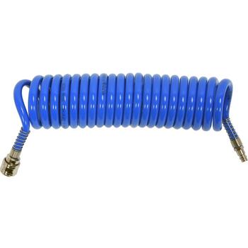 Yato Spirālveida gaisa šļūtene YT-24207, 8 mm, 12 mm, 5 m, PU, 1.2 MPa, ātrie savienojumi (YT-24207)