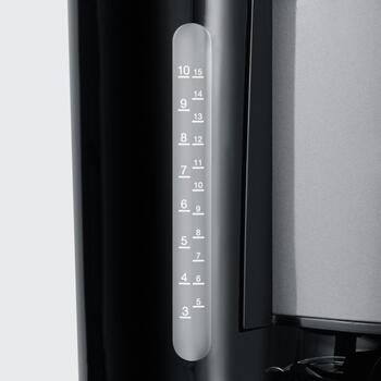 Severin Фильтровая кофеварка KA 9572, 1000W, 10 чашек, съемный фильтр, автоматическое отключение, индикатор уровня воды (KA 9572)