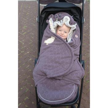 Lodger Bunker Folklore Fleece всесезонный спальный мешок BK 330, 0-36 мес., 100% полиэстер, фиолетовый, осень/зима (BK 330)