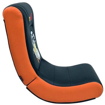 Subsonic Игровое кресло-качалка SA5729-D1, 80см, 10кг, черный/оранжевый, синтетическая кожа, функция качания (SA5729-D1)