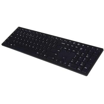 Dell Pro клавиатура и мышь KM5221W 580-AJRC, 2xAAA, 1xAA, 10м, 3 кнопки, 12 горячих клавиш, QWERTY, черный (580-AJRC)