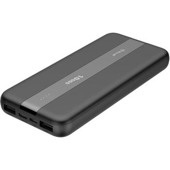Tellur Power Bank PBC103 TLL158301, 10000mAh/37Wh (3,7V), Li-полимер, 2x5V/2,1A USB выходы, LED индикатор (TLL158301)