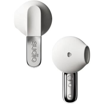 Sudio наушники N3 N3WHT, 32 Ohm, 12 mm, 105 dB, Bluetooth 5.4, 6 ч, 10 м, 2 микрофона, True wireless, In-ear, Белый (N3WHT)
