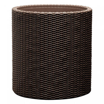 Горшок для цветов Large Cylinder Planter коричневый 29197837590 KETER (29197837590)