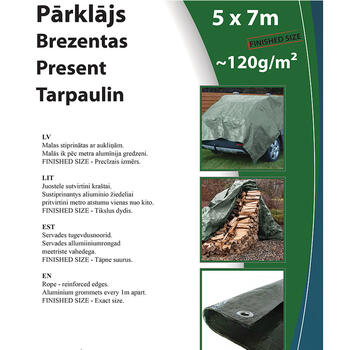 Pārklājs 5*7m 120g/m2 001509 (001509)