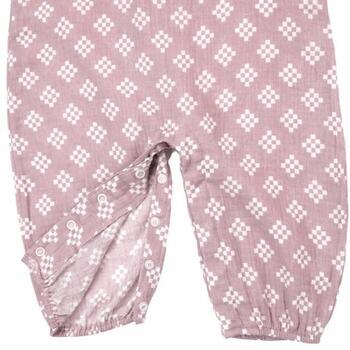 Lodger Jumper Tribe Muslin детский слип без ножек JP 107_68, размер 68, для девочки, 100% хлопок, розовый, стирка 40°C (JP 107_68)