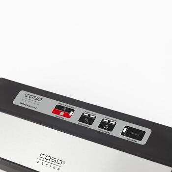 Caso Бар вакуумный упаковщик VR 390 advanced 01522, 110 W, 220-240 V, черный/нержавеющая сталь, контроль температуры (01522)
