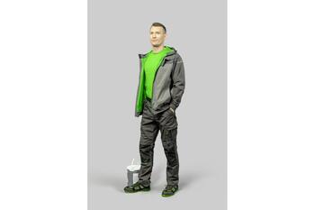 Hogert HT5K411-2XL футболка, хлопок, зеленый, 2XL, 180 г/м², унисекс, весна/лето (HT5K411-2XL)