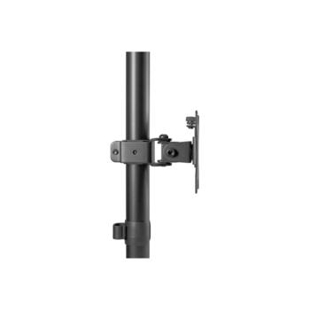 Digitus настенный кронштейн DA-90438, 2x8кг, 17-32'', VESA 75x75, 100x100, черный, быстрая разблокировка (DA-90438)