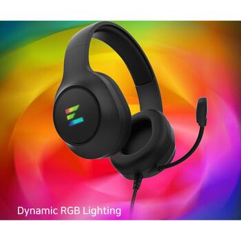 Zalman Провода наушники ZM-HPS310 WH, 243г, Белый, 50мм, 32Ω, 106дБ, 20-20000Гц, USB, RGB, Встроенный микрофон (ZM-HPS310 WH)