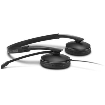 Lenovo наушники 4XD1M45627, USB-C, черные, стерео, шумоподавление, микрофон, ответить/завершить (4XD1M45627)