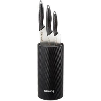 Samura Golf SG-04, набор из 3 ножей с подставкой, AUS-8, 58 HRC, полипропиленовые рукоятки (SG-04)