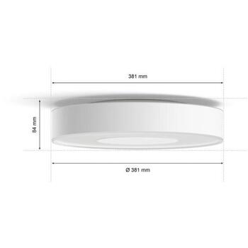 Philips Hue потолочный светильник Infuse M 8718696176498, 33.5Вт, 2000-6500К, 2100лм, LED, Bluetooth, белый (8718696176498)