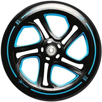 MUUWMI Aluminium Scooter PRO skrejritenis 215 mm, zils (AU 567)