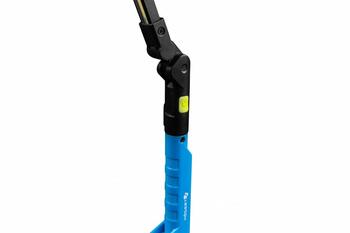 Hogert Рабочая лампа HT1E481, 200 лм, 3 режима, 5ч зарядка, Li-Ion аккумулятор, USB-C, магниты, крючок (HT1E481)