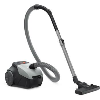 Philips пылесос XD2142/12, 850 Вт, 3 л, цилиндрический, сухая уборка, мешок для пыли, черный/серый (XD2142/12)