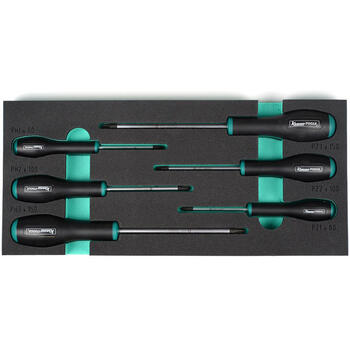 PH un PZD skrūvgriežu komplekts 6 gab., K26153 KAMASA TOOLS (K26153)