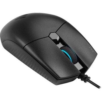 Corsair игровая мышь KATAR PRO CH-930C011-EU, 12400 dpi, USB Type-A, 6 кнопок, 69 г, оптический сенсор, 2 зоны RGB, ножки PTFE (CH-930C011-EU)