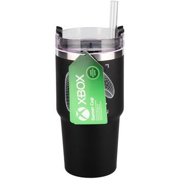 Paladone XBOX Gamer Cup PP14597XB, 0.6l, metāls, melns, 3 dzeršanas režīmi, izolēta, mīksts pieskāriens (PP14597XB)