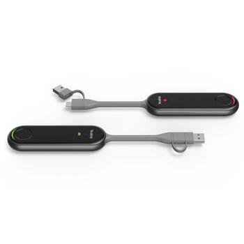 Yealink PA20 tīkla multivides straumēšanas adapteris, USB-C/USB-A, 4K/30fps, Wi-Fi 6, 2.4/5GHz, WPA2-PSK, plug-and-play (1303185)