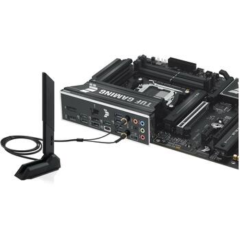 Asus Dēlis TUF GAMING B850-PLUS WIFI, AMD AM5, DDR5, 192 GB, 3 x M.2, 4 x SATA III, 2.5Gb Ethernet, Wi-Fi 7 (TUF GAMING B850-PLUS WIFI)
