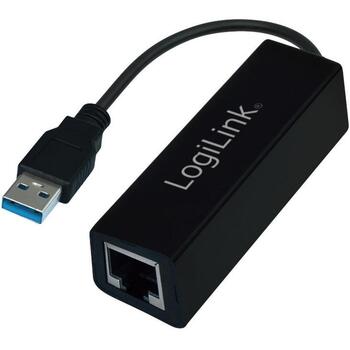 Logilink UA0184A сетевой адаптер, 1 Gbps, Gigabit Ethernet, USB 3.0, Realtek RTL8153, IEEE 802.3, 802.3u, 802.3ab, USB 1.1 (UA0184A)