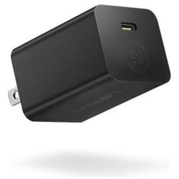 Lenovo GaN Nano адаптер 40AWGN65EU, 65 Вт, 5V/9V/15V/20 V, USB-C кабель 1.8 м, черный (40AWGN65EU)