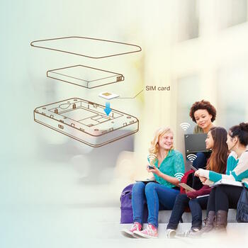 Tp-Link M7350 4G LTE мобильный Wi-Fi роутер, 150Mbps, 10 устройств, 2000mAh, micro SD, дисплей (M7350)