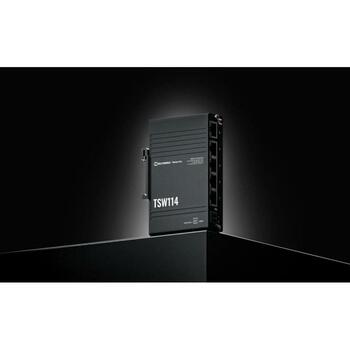 Teltonika коммутатор TSW114000000 5 x Gigabit Ethernet 10/100/1000, IP30, DC, 2000 MAC адресов, настенное крепление (TSW114000000)