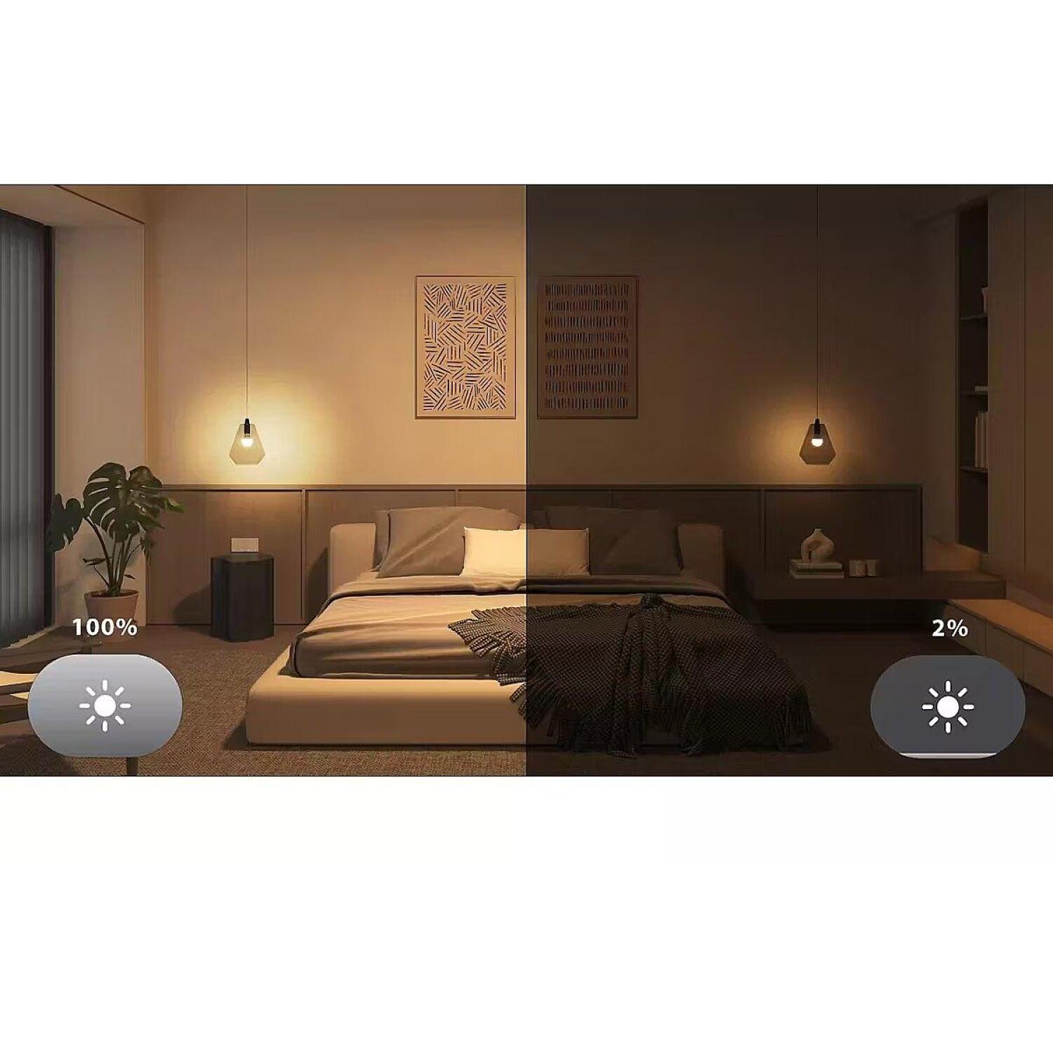 Philips Hue умный осветительный комплект 8721103103659, 2 лампы, E27, 8 Вт, 806 лм, 2200-6500 К, 16 млн цветов, Bluetooth/Zigbee (8721103103659)