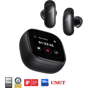 Anker Soundcore беспроводные наушники Liberty 5 Pro Max D1204G11, Bluetooth 6.1, 9.2 мм, IP55, микрофон, шумоподавление (D1204G11)