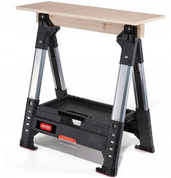 Steķis ar koka virsmu ROC Pro Gear Lumber Jack Sawhorse 71x69x82cm KETER (30203039)