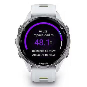 Garmin Умные часы Forerunner 970 010-02969-11, 3,56 см AMOLED, 454 x 454 пикселей, 26 ч GPS, 360 ч, 15 дней, 5 ATM (010-02969-11)