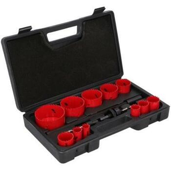 Draumet Биметаллический набор коронок 8961736, 19mm, 22mm, 25mm, 29mm, 35mm, 38mm, 44mm, 51mm, 57mm, 64mm, 76mm, 11шт (8961736)