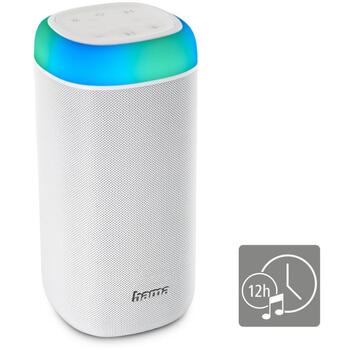Hama Bluetooth колонка 00188229, 30W, 12ч работы от аккумулятора, IPX4, 5 LED режимов, TWS, AUX (00188229)