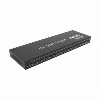 Sbox HDMI-16 HDMI разветвитель, 1x HDMI вход, 16x HDMI выход, 4k x 2k, 225МГц, 2,25 Гбит/с, 12В/2А (HDMI-16)