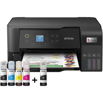 Epson Daudzfunkcionālais printeris EcoTank L3560 C11CK58403, A4, Wi-Fi, 4-krāsu, 15 lpp./min, 1200 x 2400 dpi (C11CK58403)