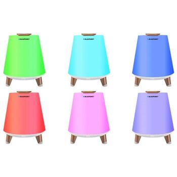 Blaupunkt Bluetooth колонка BT25LAMP, 10W, 3.5mm AUX, 10m, LED подсветка, беспроводная, MP3, функция громкой связи (BT25LAMP)